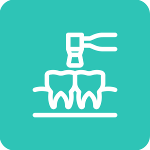 Dental treatment icon symbolizing advanced restorative procedures at Dr. Mohamed Sharshera’s dental center in Dubai.